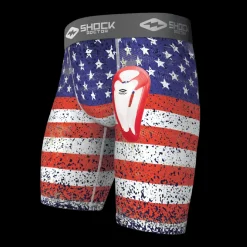 American Flag Core Compression Short with Bio-Flex Cup