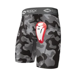 Black Camo Core Compression Short with Bio-Flex Cup