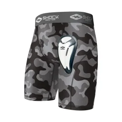 Black Camo Core Compression Short with Bio-Flex Cup