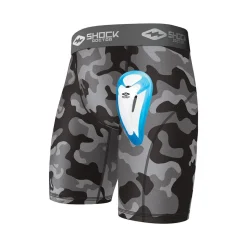 Black Camo Core Compression Short with Bio-Flex Cup