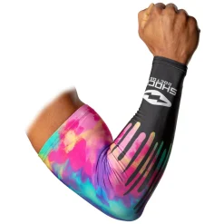 Black Tie Dye Drip Showtime Compression Arm Sleeve