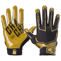 Black/Gold ChaChing Showtime Receiver Gloves