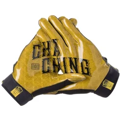 Black/Gold ChaChing Showtime Receiver Gloves