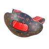Black/Red Lux Max AirFlow Football Mouthguard