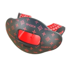 Black/Red Lux Max AirFlow Football Mouthguard
