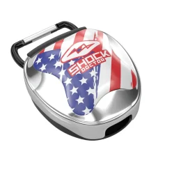 Chrome Flag Mouthguard Case