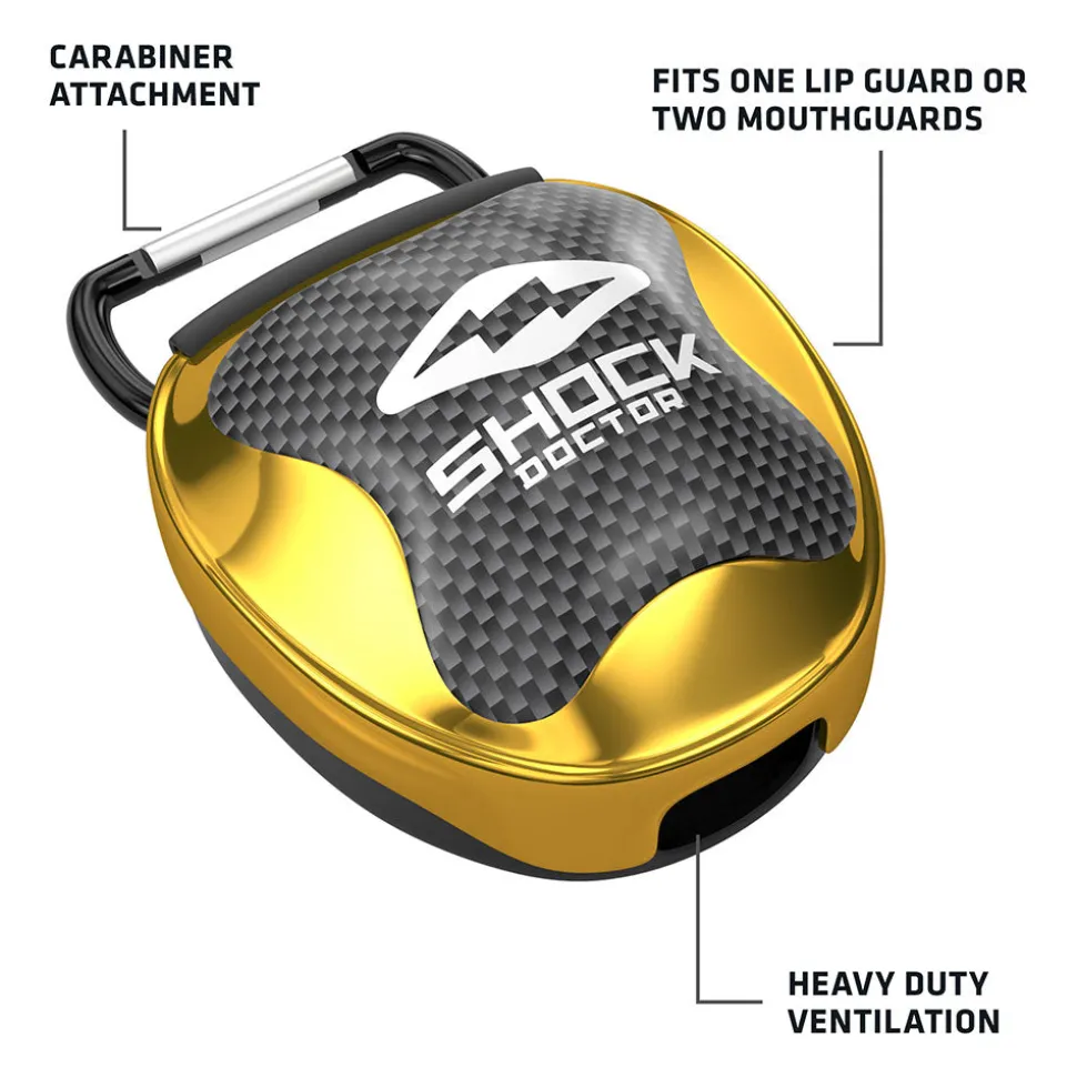 Chrome Gold Mouthguard Case