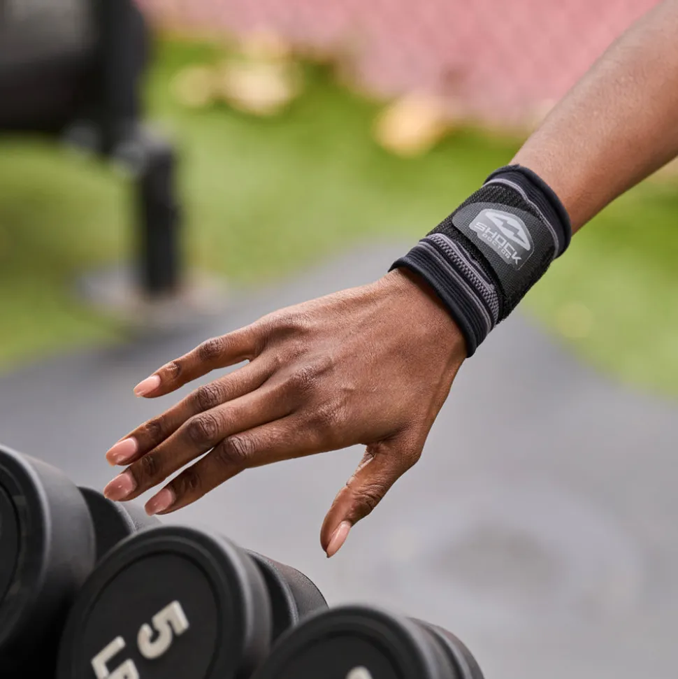 Compression Knit Wrist Sleeve with Strap