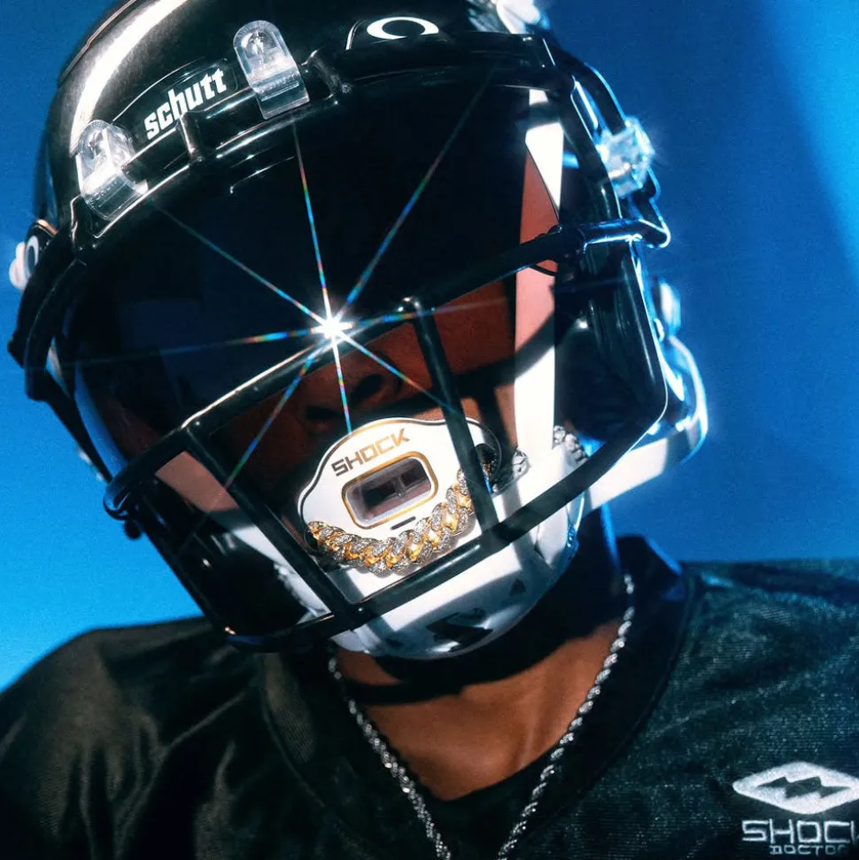 3D Bling Chain Max AirFlow Football Mouthguard