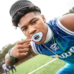 3D Iridescent Max AirFlow Football Mouthguard