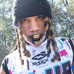 3D Skull Jewel Eyes Max AirFlow Football Mouthguard