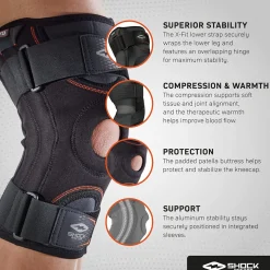 Knee Stabilizer with Flexible Support Stays