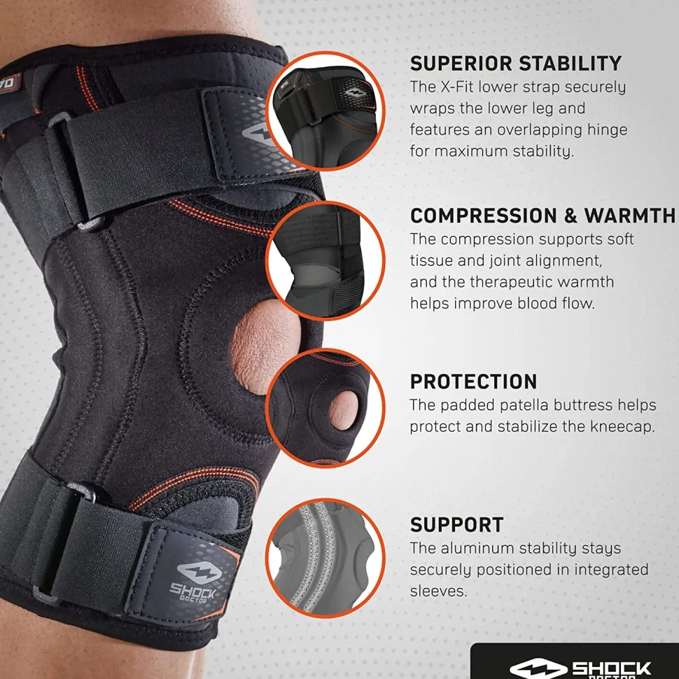 Knee Stabilizer with Flexible Support Stays