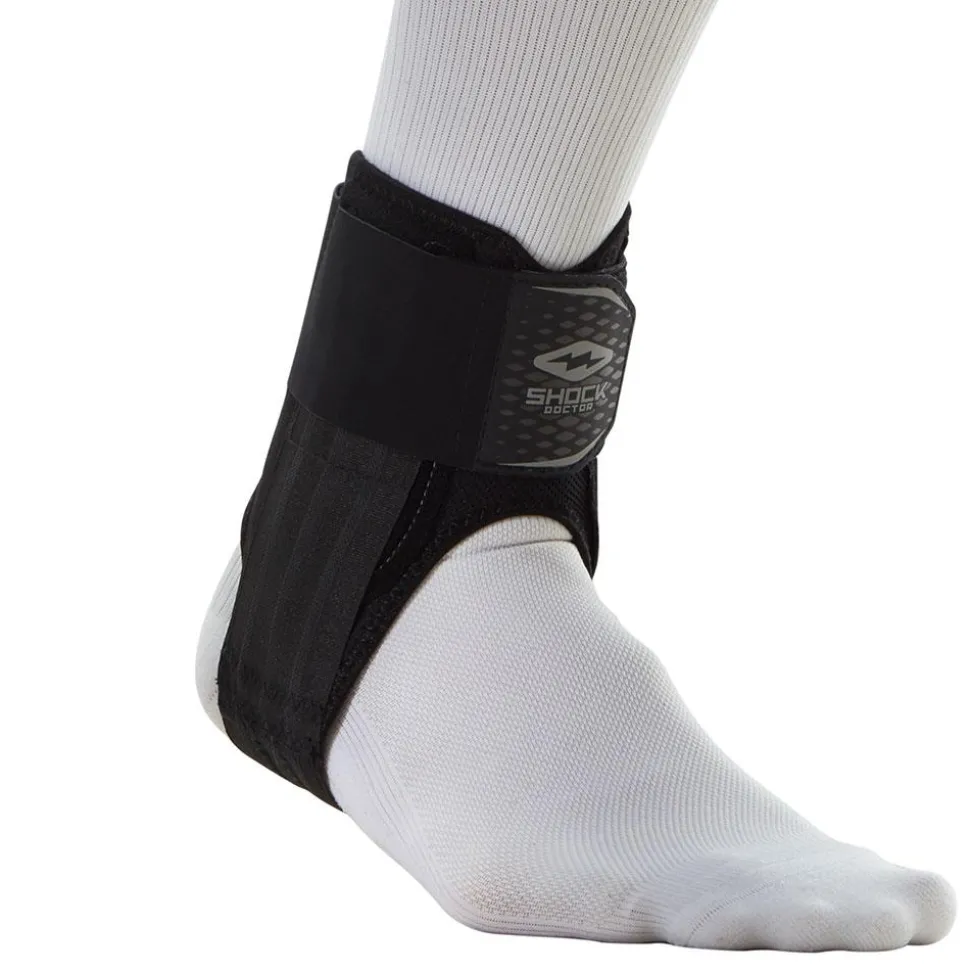 Laceless Cleat Ankle Brace with Stirrup Stays & Straps