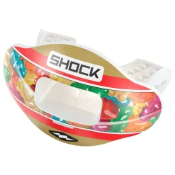 Multi Print Gold/Gummies Max AirFlow Football Mouthguard
