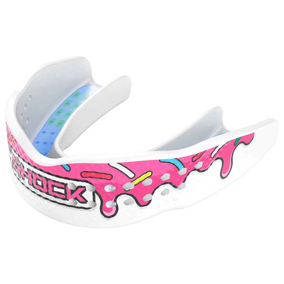 Trash Talker White/Pink Sprinkle Drip Mouthguard