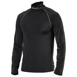 Ultra Compression Hockey Long Sleeve Shirt With Integrated Neck Guard