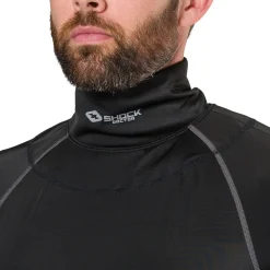 Ultra Compression Hockey Long Sleeve Shirt With Integrated Neck Guard