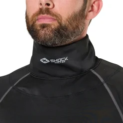 Ultra Compression Hockey Short Sleeve Shirt With Integrated Neck Guard