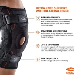 Ultra Knee Support with Bilateral Hinges