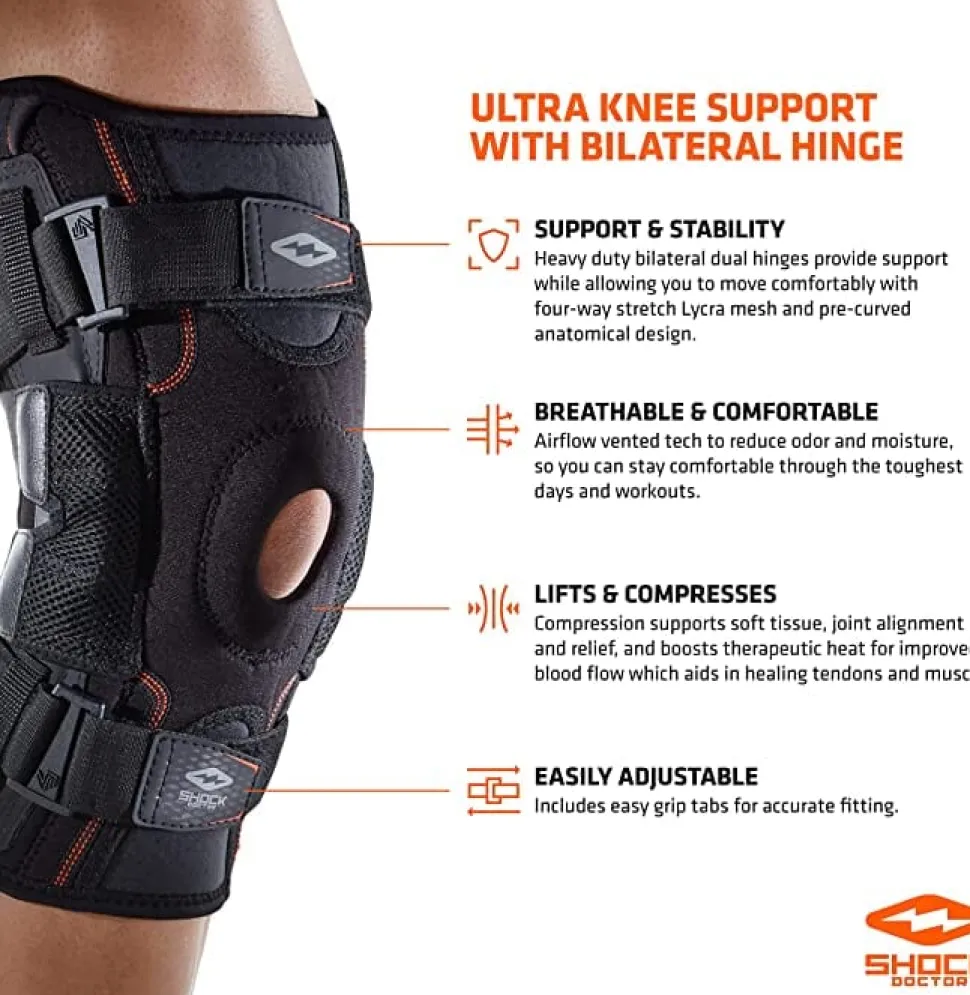 Ultra Knee Support with Bilateral Hinges
