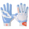White/Columbia Blue Stitch Showtime Receiver Gloves