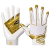 White/Gold Card Showtime Receiver Gloves