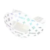 White/Iridescent Lux Max AirFlow Football Mouthguard