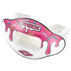 White/Pink Sprinkle Drip Max AirFlow Football Mouthguard