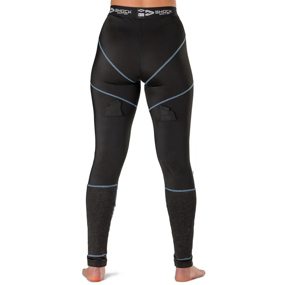 Women's Compression Cut Resistant Hockey Pant With Pelvic Protector