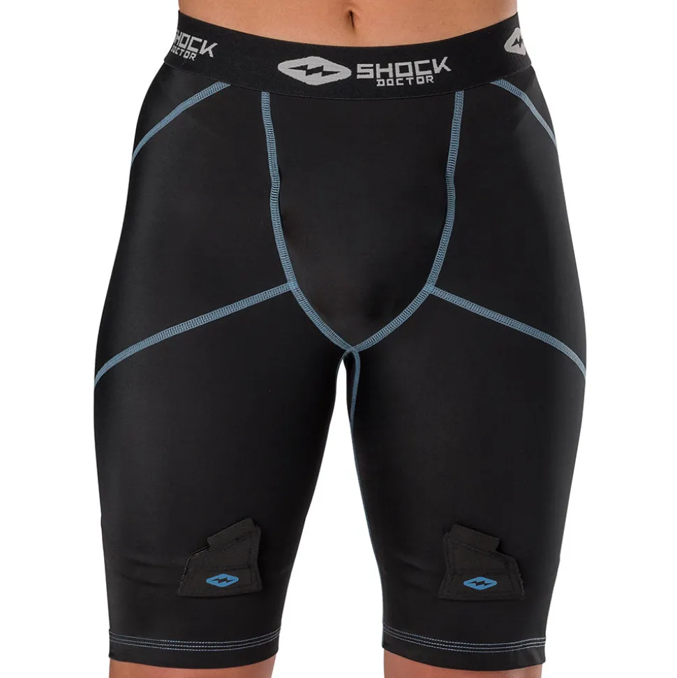 Women's Compression Hockey Short with Pelvic Protector